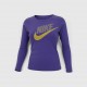 Nike Γυναικεία Μακρυμάνικη Μπλούζα Logo Μωβ / Pre-Owned